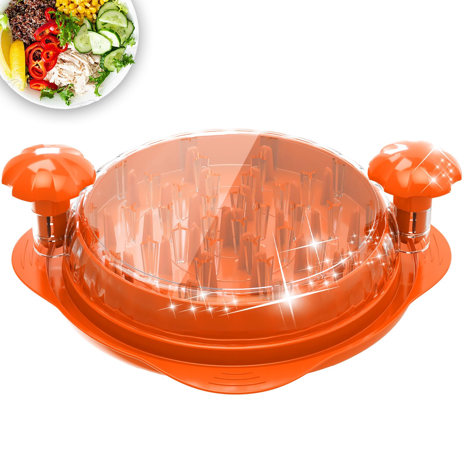 11" Chicken Shredder, Meat Shredder Twist, Shredded Chicken