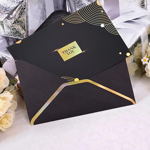 Miniatura 4 de Paquete de 36 tarjetas de agradecimiento con sobres y calcomanías, tarjetas de agradecimiento para pequeñas empresas, notas de agradecimiento,