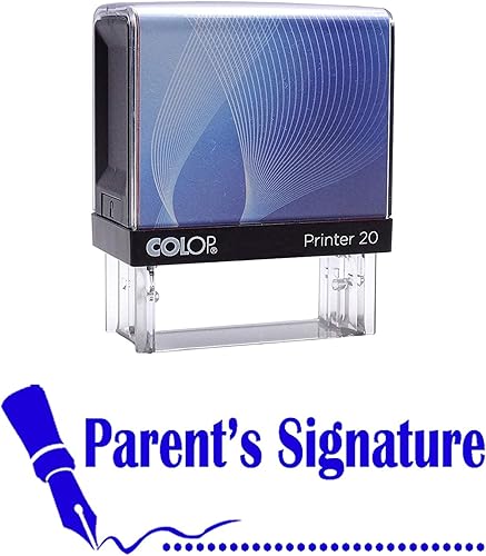 Miniatura 9 de Sello de goma de la firma de los padres autoentintado personalizado Colop Oficina P20 Mini Stamper