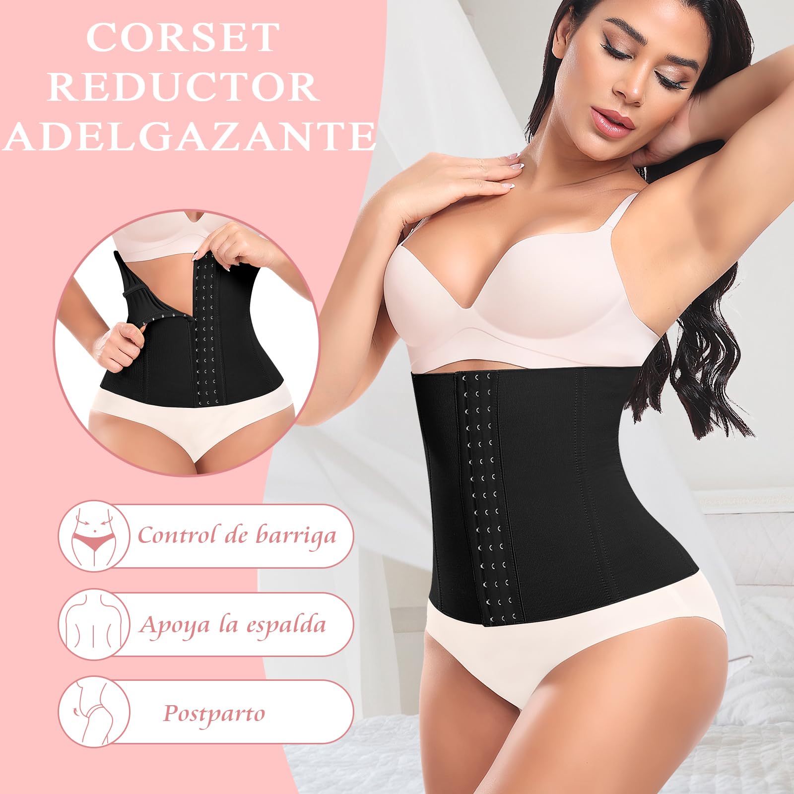 YARRCO Corset Reductor Adelgazante Mujer 880-M ngngngng 123