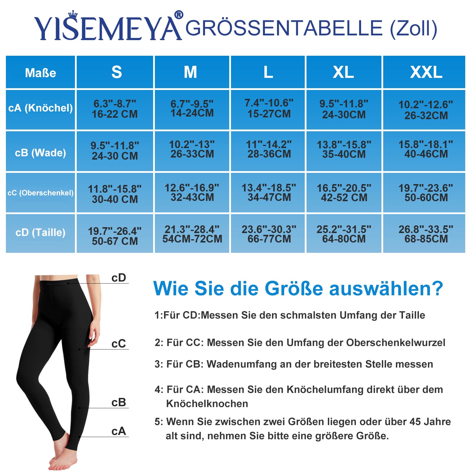 Bas de compression médicaux 20-30 mmHg classe 2, collants de soutien progressif, pantalon de compression opaque à bout ouvert