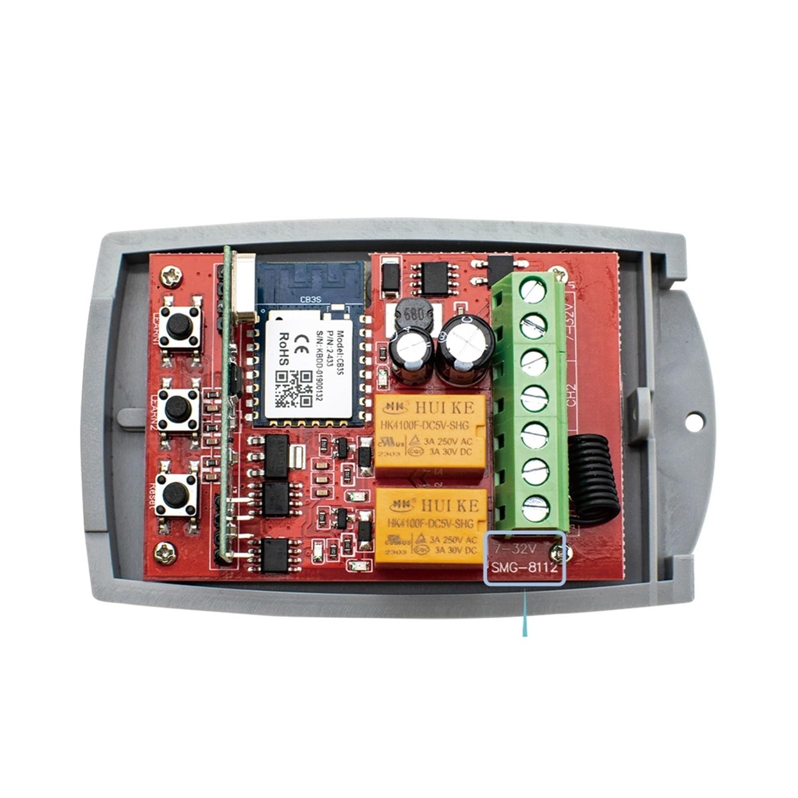 Zestaw do otwierania bramy, Tuya automatyczne sterowanie bramą otwieracz otwieranie drzwi garażowych 433 brama zewnętrzny odbiornik 12v 24v 220v bezprzewodowe moduły sterujące portalem