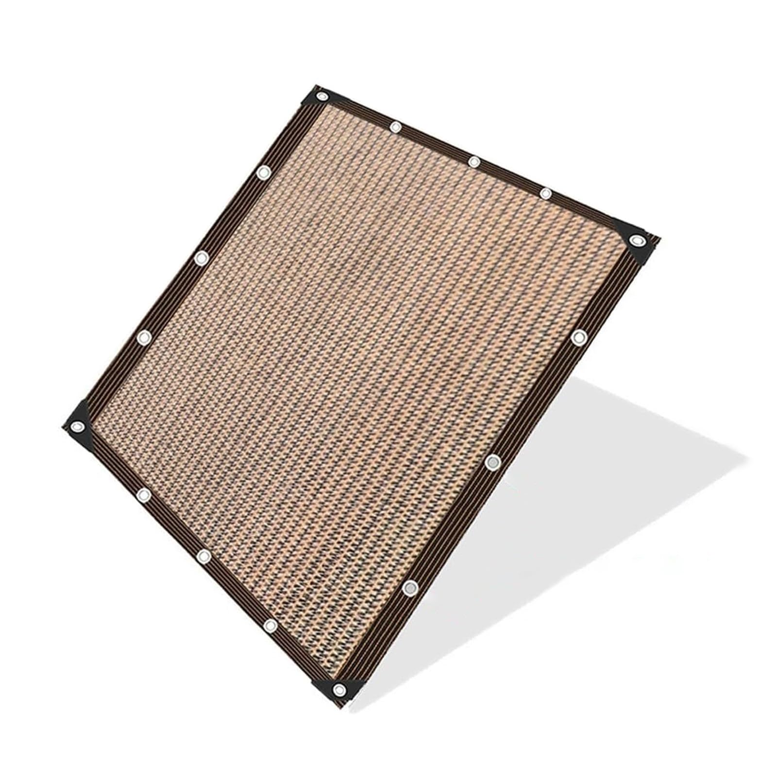 KLGFBDC 90% Sunshade Netting6x16m Shade Cloth for Veranda Pergola Greenhouse Chicken Coop PlantsDurable Sun Protection Canopy in Coffee Color