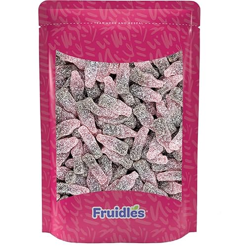 Miniatura 4 de Fruidles Botellas de cola ácida y masticable, ideales para cumpleaños, fiestas, eventos y mucho más vendidos por libra (media libra, botellas de
