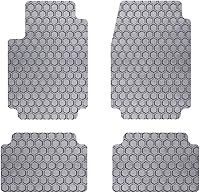 Vista 5 de Intro-Tech MB-651F-RT-B Hexomat - Alfombrillas de piso para Mercedes W218 CLS Class - Compuesto similar a goma, color negro