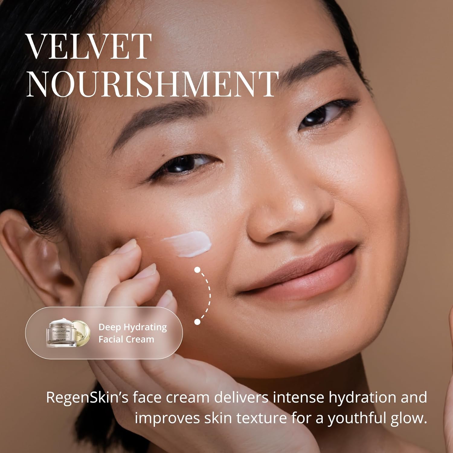 New and Improved- RegenSkin Deep Hydrating Face Moisturizer, Anti Wrinkle, Anti Aging Facial Cream With 4D Hyaluronic Acid.