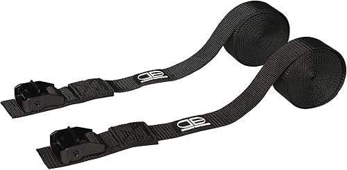 Vista 8 de OCEANBROAD Correa de amarre para kayak de 1/1.5 pulgadas, 13/16 pies, paquete de 2 correas de hebilla de leva para tabla de surf, tabla de SUP