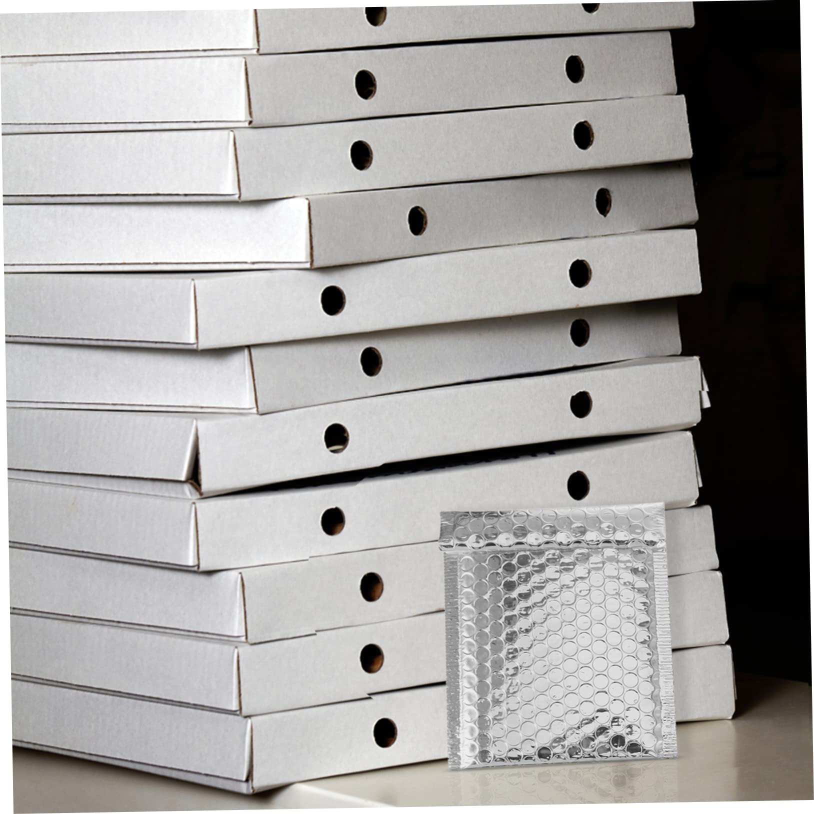 Mipcase Buste Imbottite Argento 100 Pezzi in Makrofol 100 Chiusura Autoadesiva Resistente per Imballaggio e Spedizioni a Casa