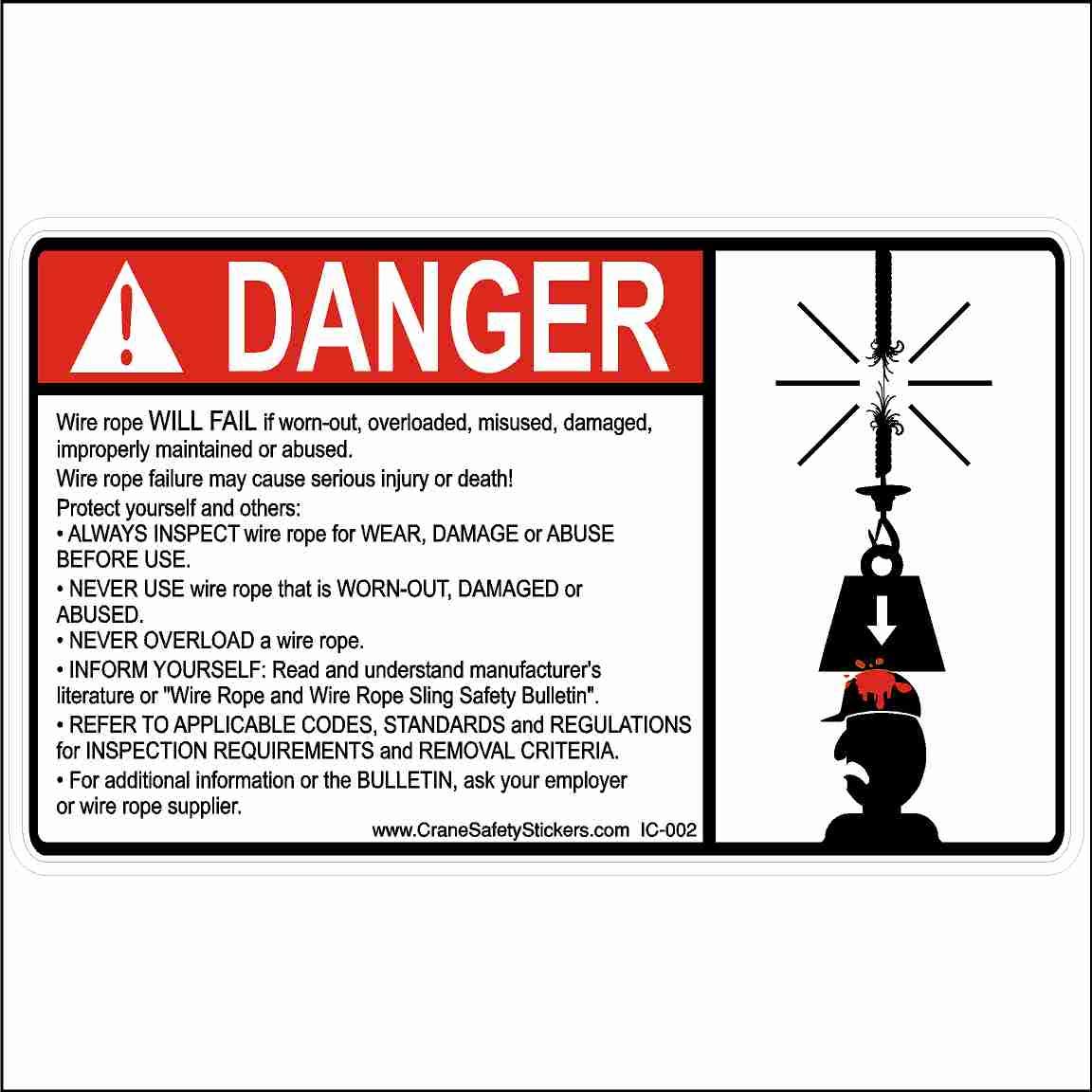 wire rope failure osha for sale