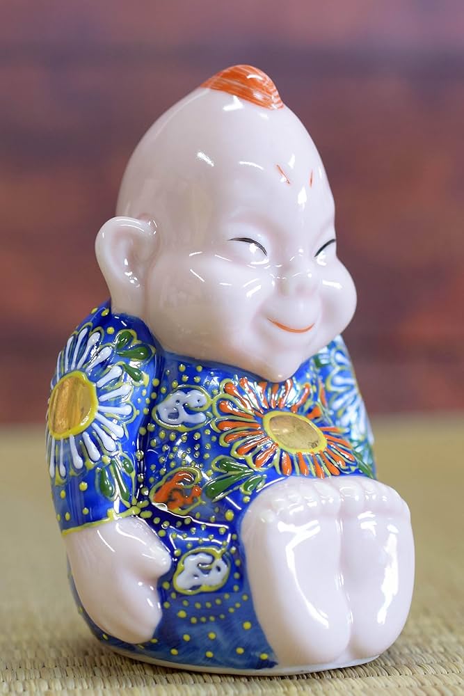 九谷焼Kutani Ware Ceramic Figurine Amazon.com: Good Luck Figurine Kutani Ware Billiken Aomori