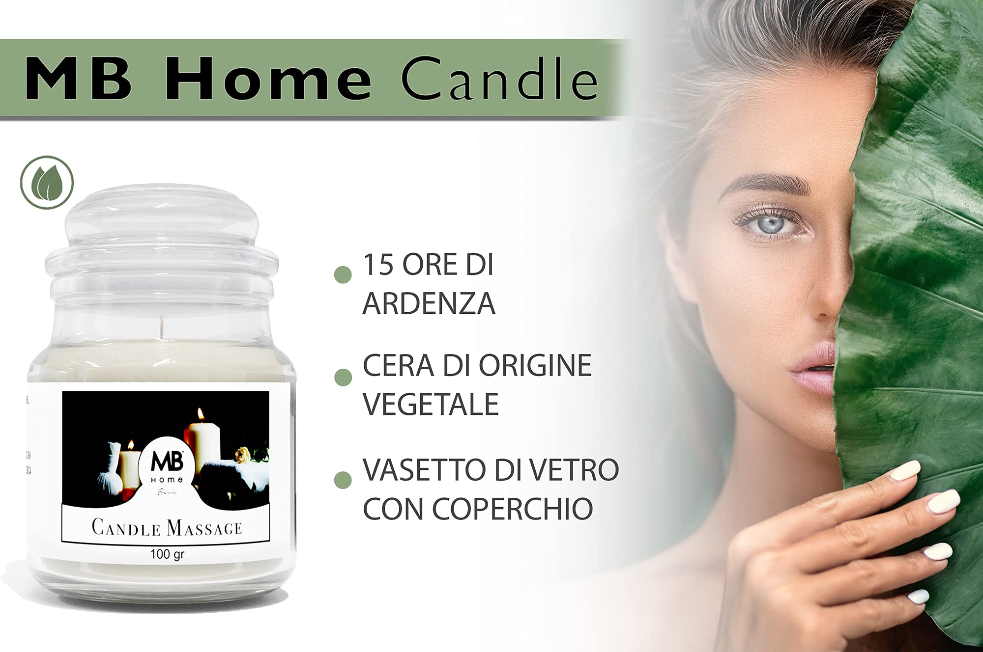 Kerzen "MB Home Basic”, 100GSM, Massage Candle