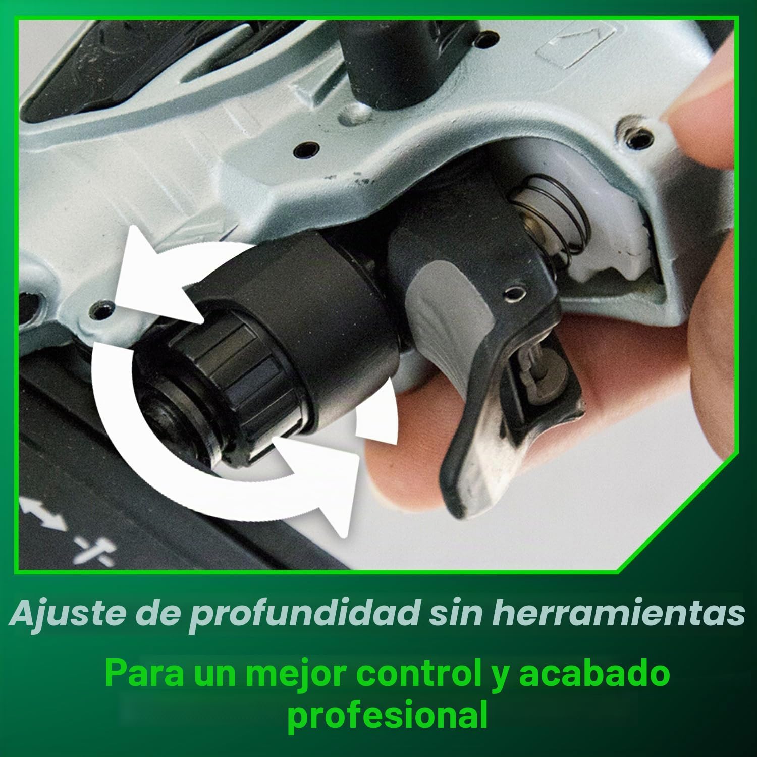 Metabo HPT Clavadora Brad NT50AE2 - Clavadora neumática ligera para trabajos de corte de precisión y construcción de muebles, profundidad ajustable, calibre 18, clavos de 5/8 pulgadas hasta 2 pulgadas