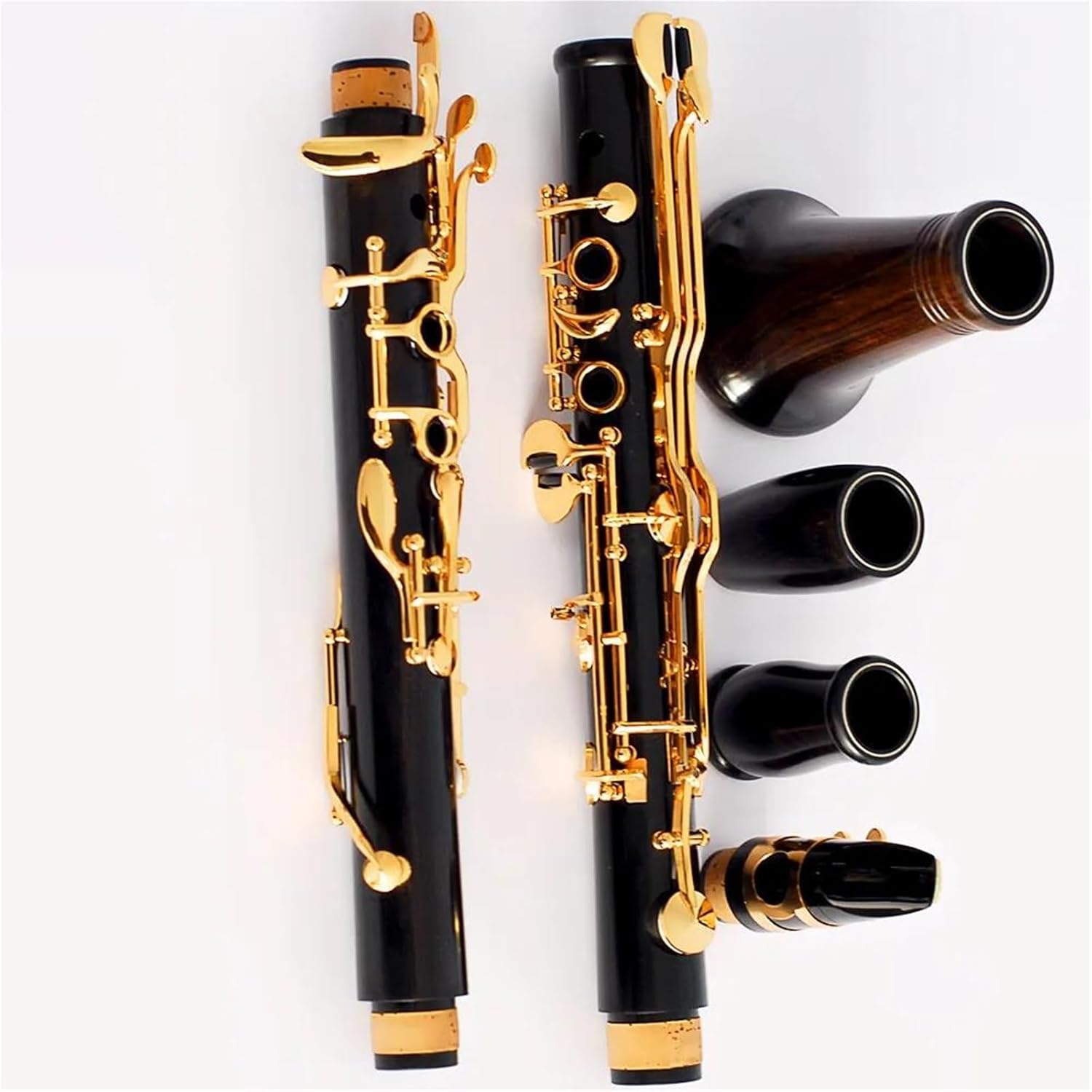 Practical Clarinet Gold plated 18 key Ebony G key Clarinet