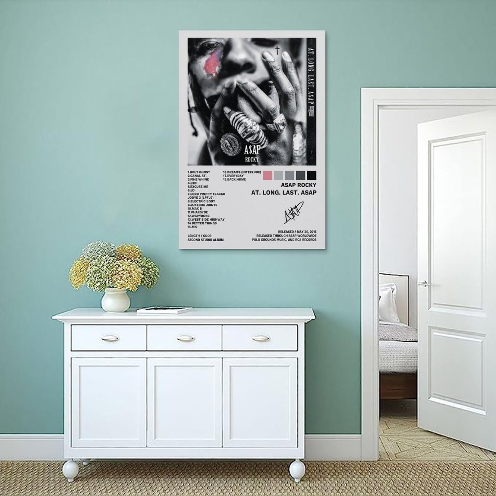 Amazon.com: ASAP Album Cover Art - Rocky Rat. Long. Last