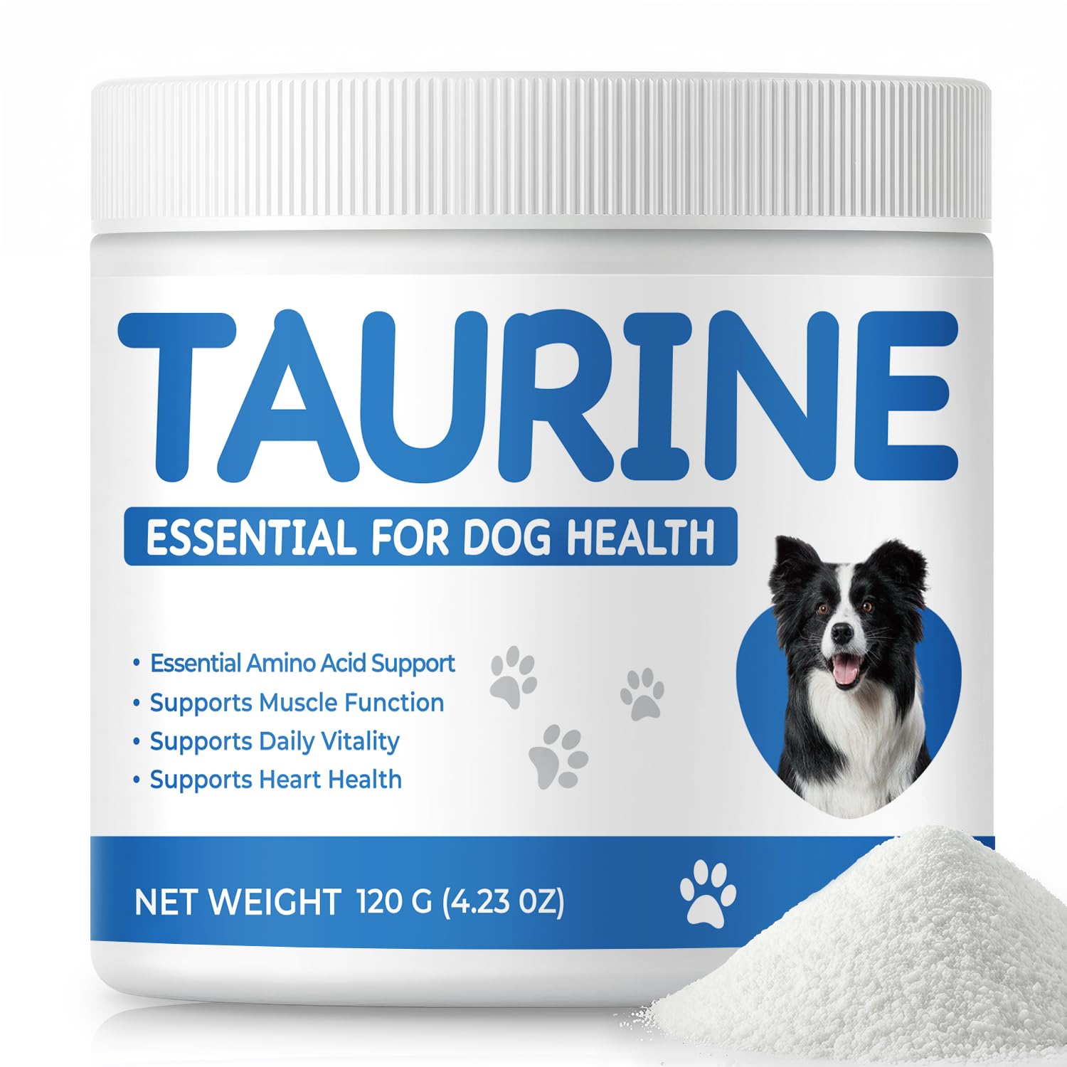 suplemento de taurine and l-carnitina para perros en polvo taurina perros, soporte diario de aminoácidos para la función cardíaca, rendimiento muscular y equilibrio metabólico, suplemento para para nutrición a largo plazo وسادات كولاجين ايكوالبيري