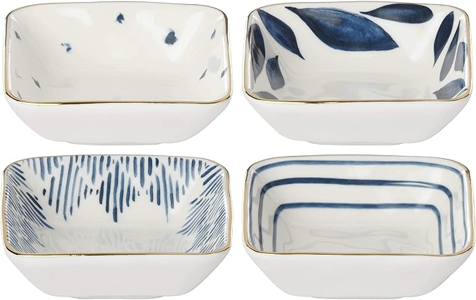 Lenox Blue Bay 4-Piece Stacking Dip Bowl Set