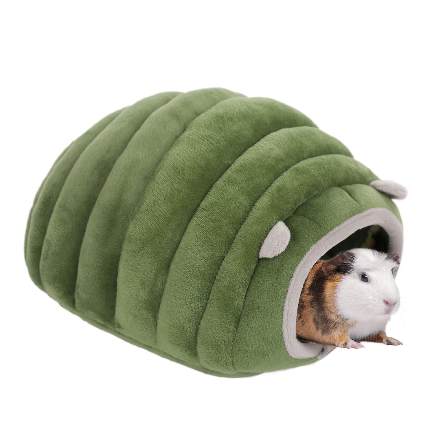 Buy SAWMONG Hamster Guinea Pig Bed, Warm Cotton Caterpillar Shape