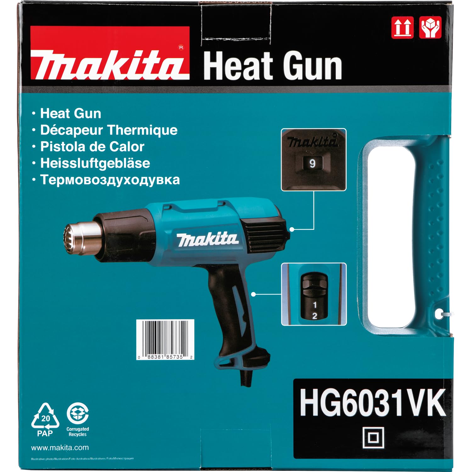 Makita HG6031VK Decapadora 1.800W, Multicolor