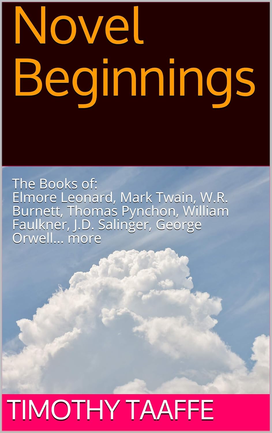 Amazon.com: Novel Beginnings: The Books of: Elmore Leonard, Mark Twain ...