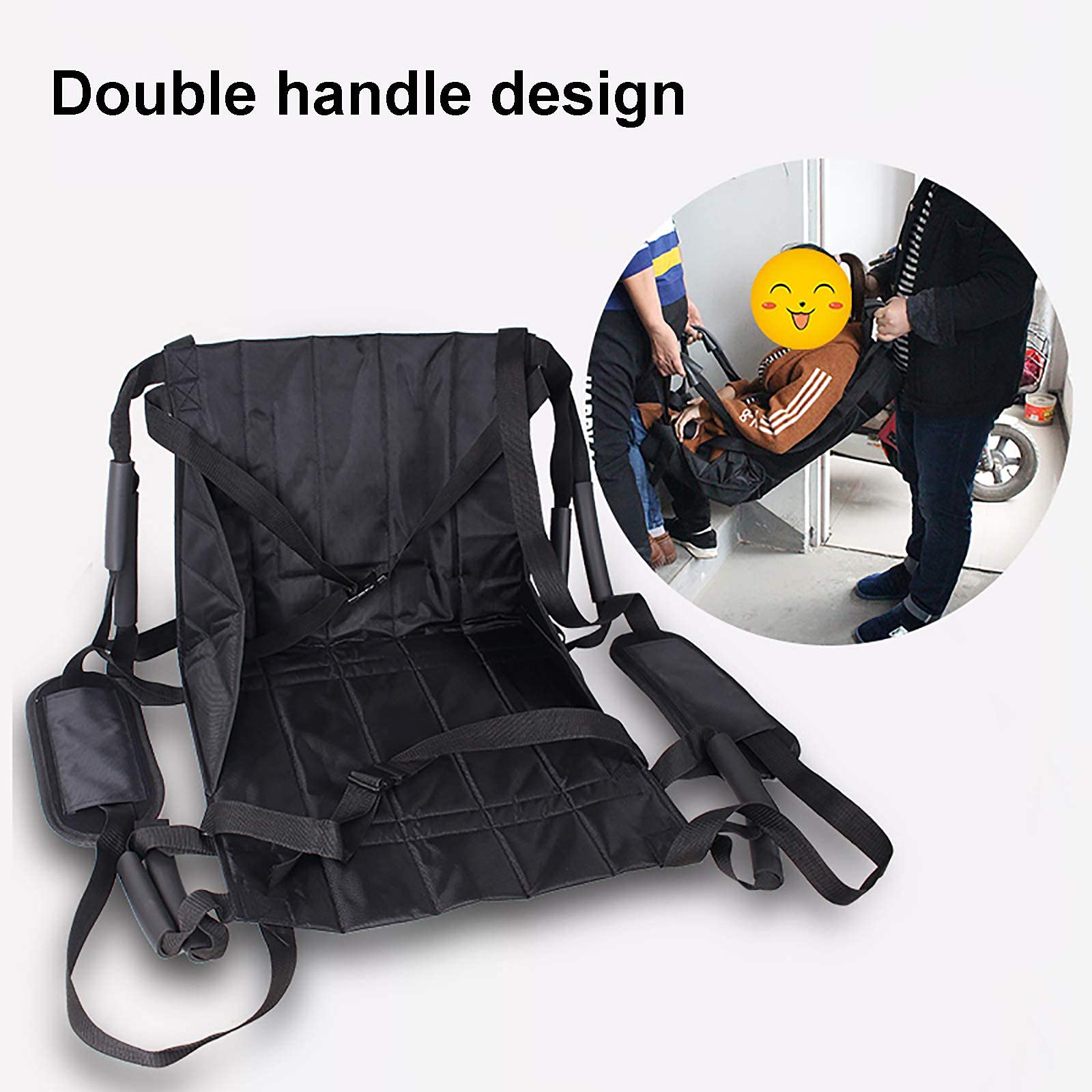 Arnés de elevación para pacientes, almohadillas protectoras para tablas de transferencia, cinturones deslizantes, arnés de elevación médica de cuerpo completo de seguridad para personas mayores y