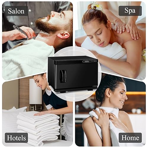 Miniatura 6 de Calentador de toallas calientes, calentador de toallas de 8 L, calentador de toallas para tratamientos faciales, calentador de toallas profesional,