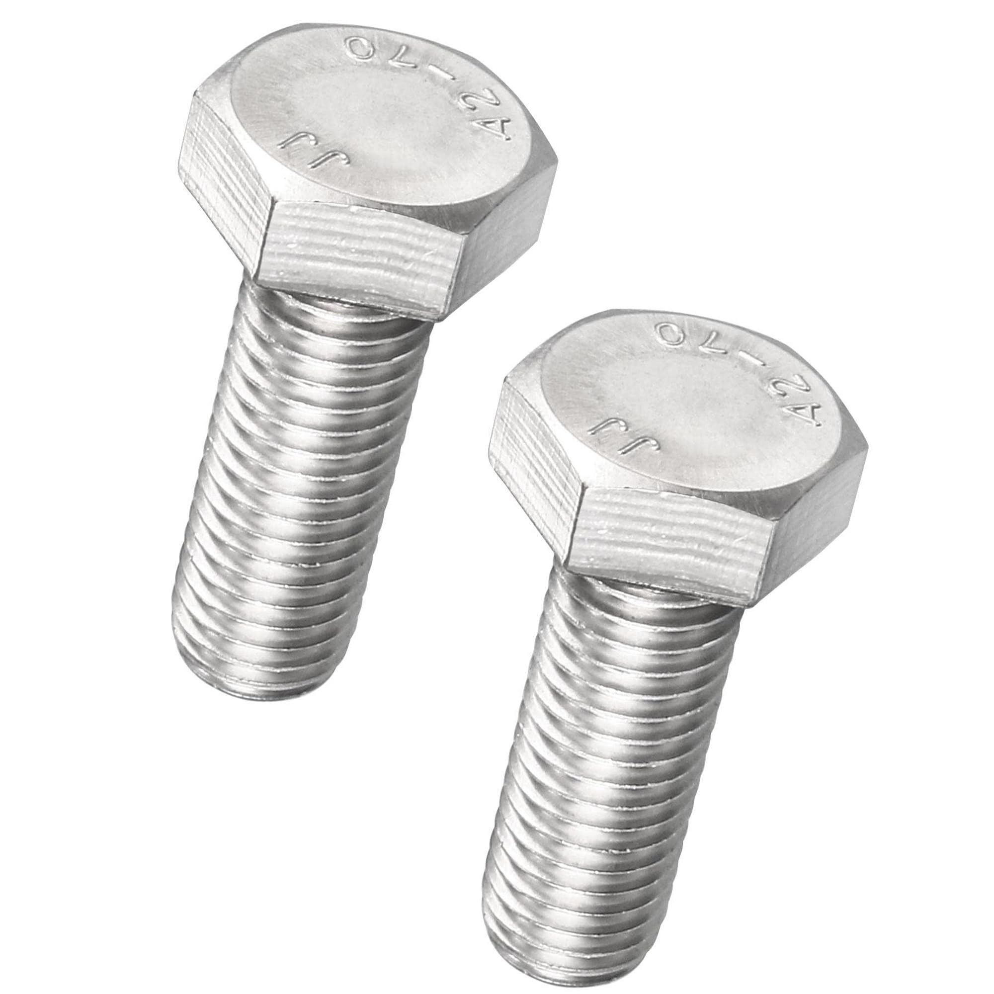 TA-VIGOR M14-2 x 40mm Hex Bolts, 304 Stainless Steel Fully Threaded Coarse Thread Machine Screws