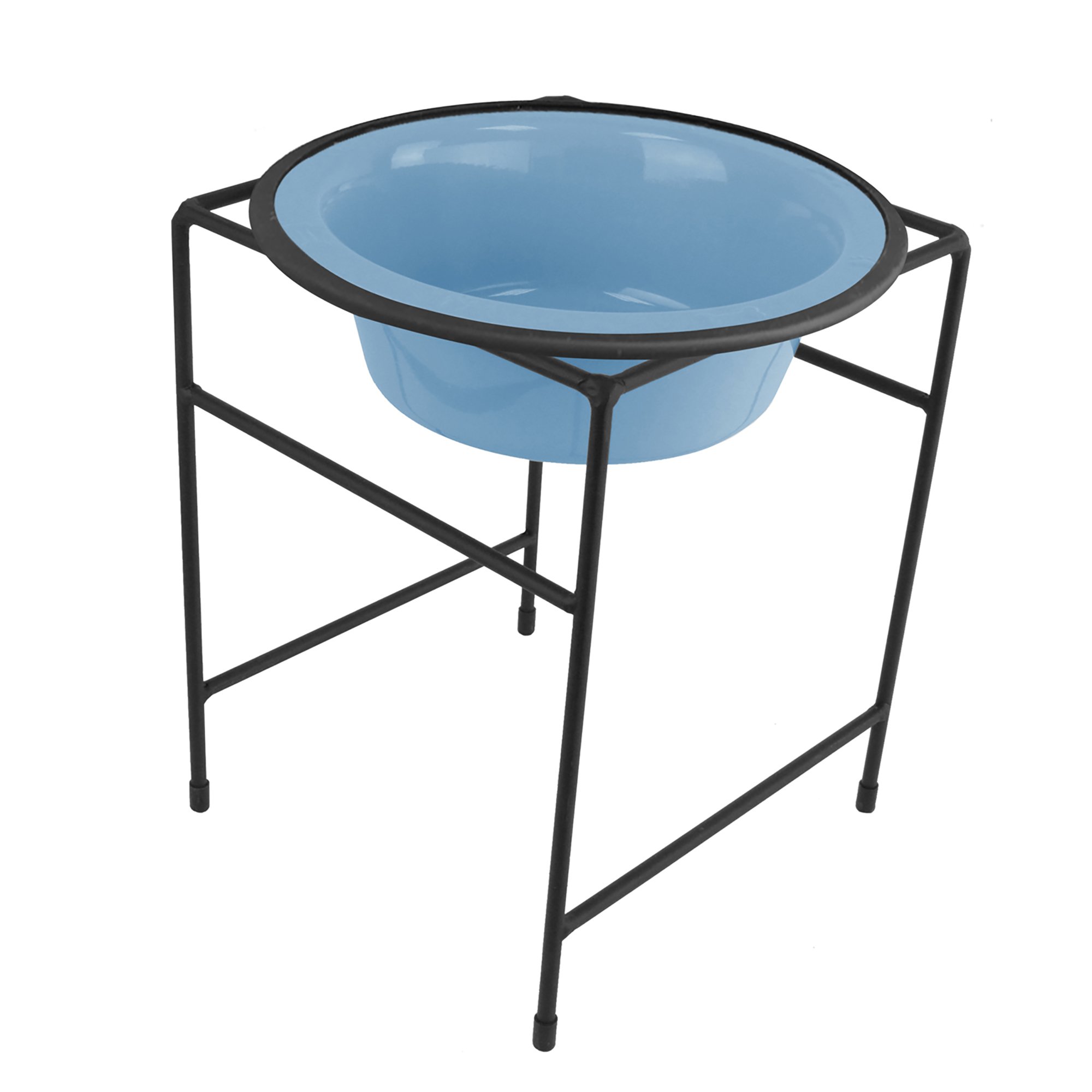 Platinum Pets Single Diner Feeder With Stainless Steel Dog Bowl