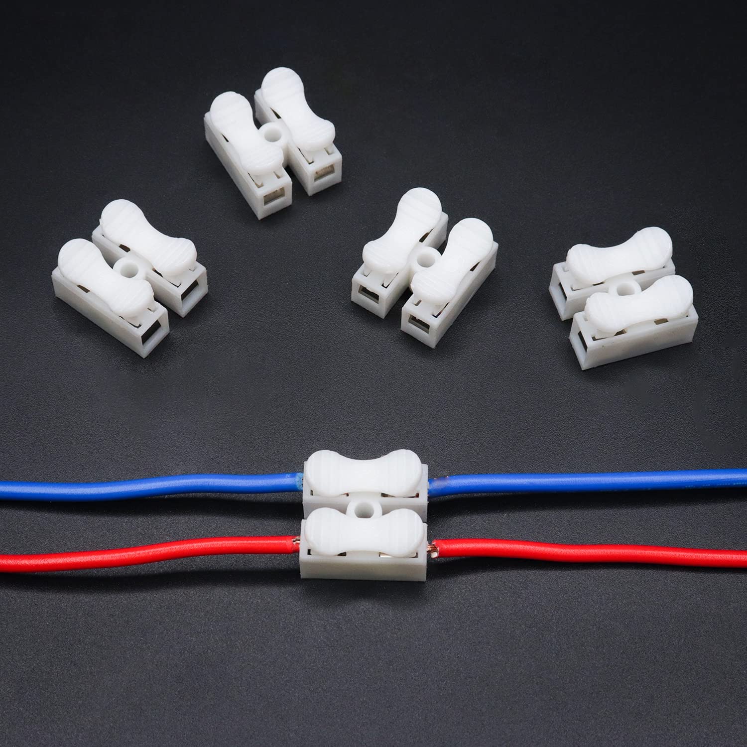 Flourish 100pcs 2-Pin Electrical Push-Type Cable Connectors | Quick Splice Lock Wire Terminals | Easy-to-Use Cable Connectors for 220V Applications (B0D672SPRH) Amazon Price History, Amazon Price Tracker