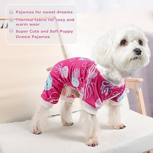 Miniatura 2 de Ropa de otoño para perro, pijamas para perros pequeños, niñas y niños, súper suave, lindo suéter para perro, pijama de invierno cálido para