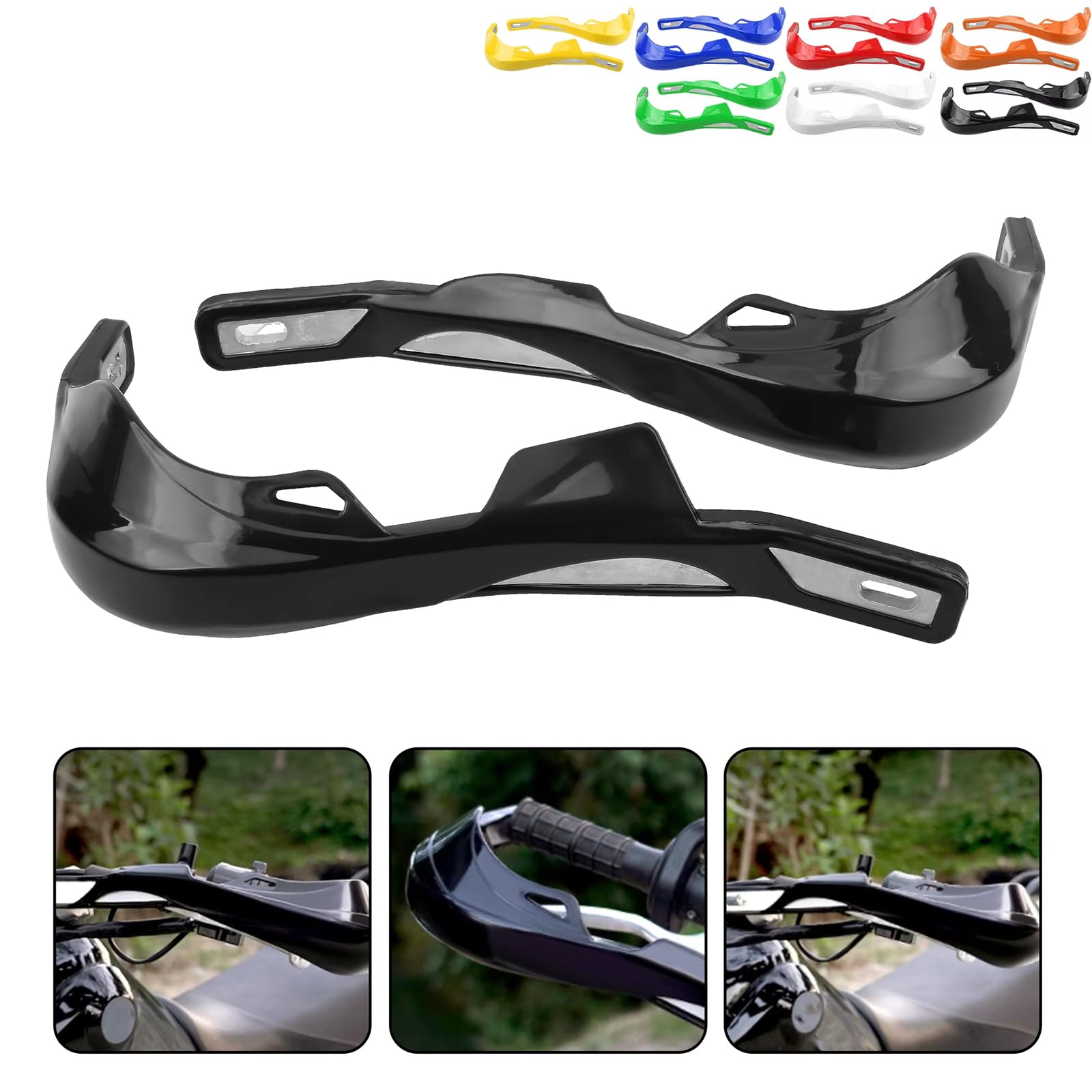 Paramani Moto per Yamaha Tracer 7/Tracer 7 GT, Paramani Antivento Protezione per La Maniglia del Manubrio Paramani per Manubrio Moto,E Red