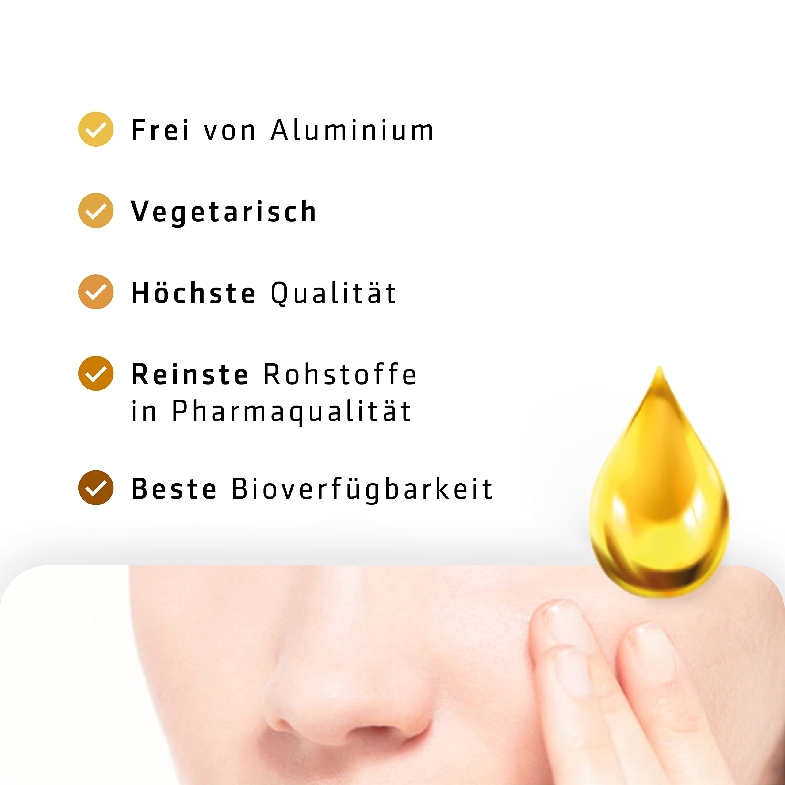 Silicium Liquid - Nahrungsergänzungsmittel flüssig mit hoch bioverfügbarem Silizium, Vitamin K2 & D3, Unterstützt Knochen (D3, K2) & Immunsystem (D3)