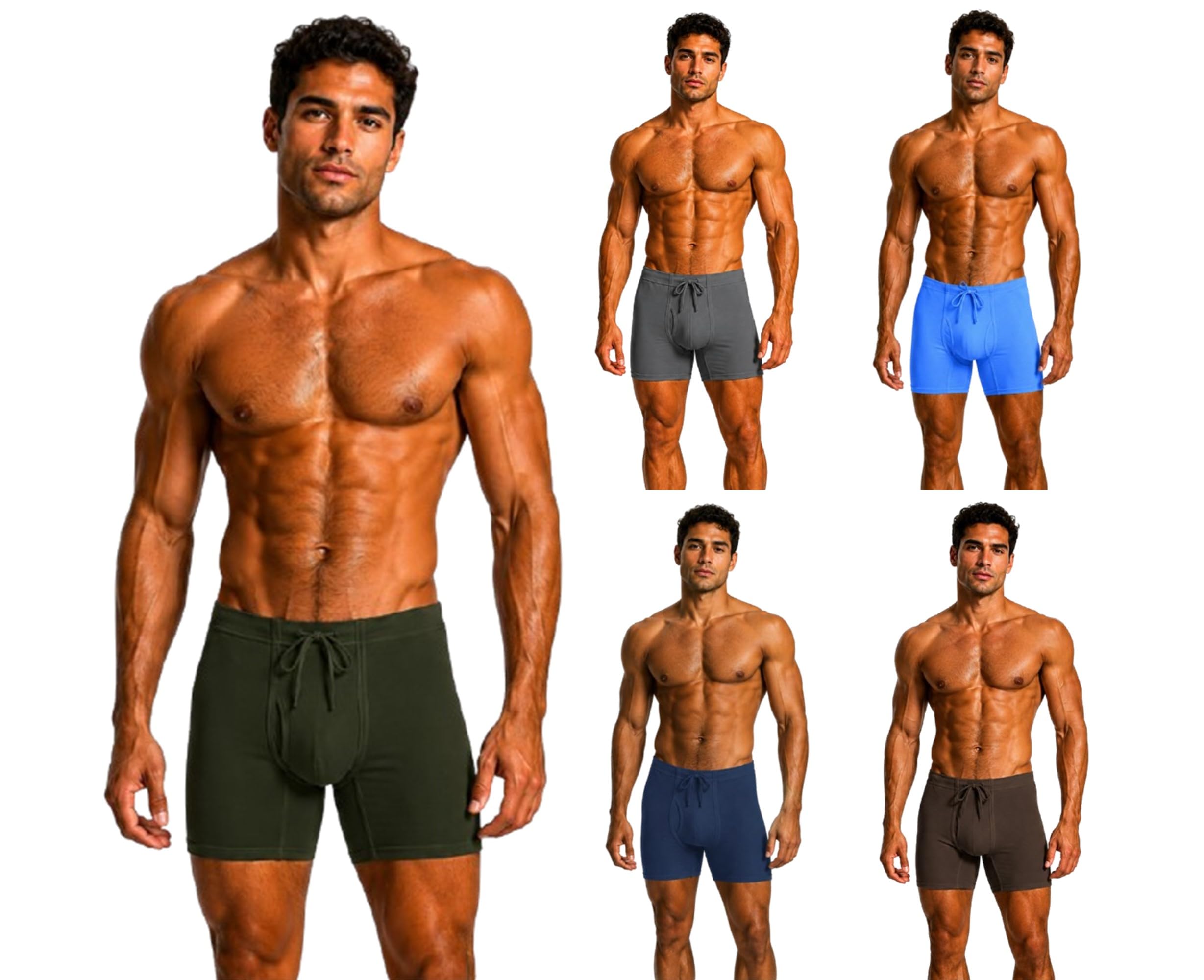 silver stork Men's Multi-Colored Interlock Cotton Underwear with Strings (Nada Underwear) (Pack of 5; Colours May Vary)-picture-12