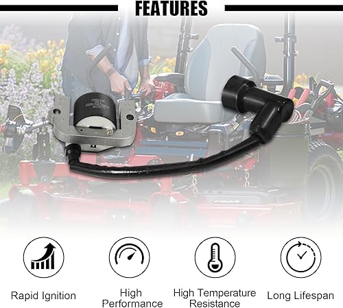 Miniatura 4 de 136-7883 2pcs Módulo de bobina de encendido compatible con Toro & Titan Exmark Series para cortadoras de césped de montar # 139-0720 127-9216