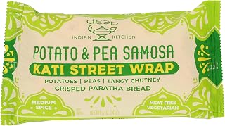 Deep Indian Kitchen Potato & Pea Samosa Kati Street Wrap