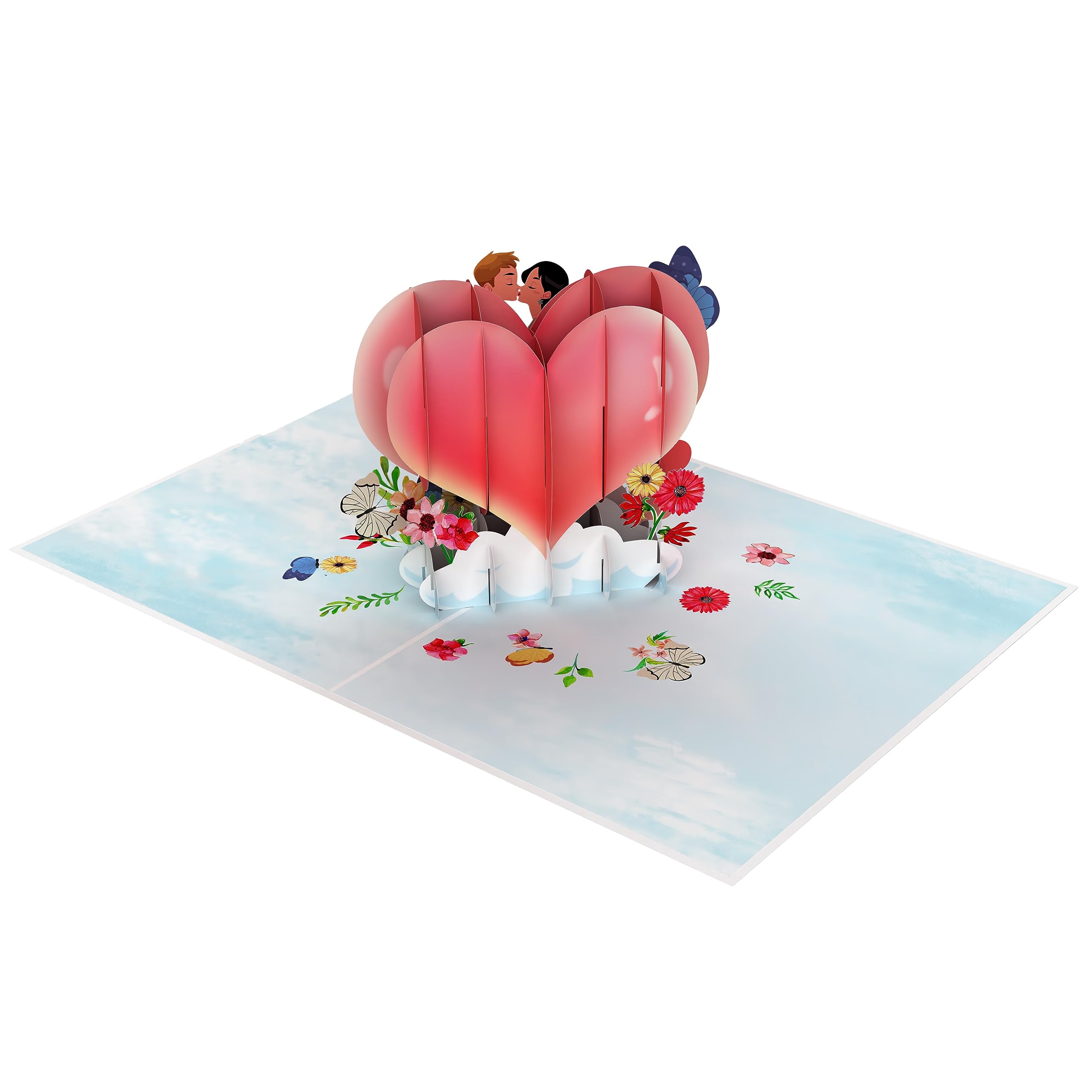 Biglietto di San Valentino con luce musicale 3D / Biglietto d