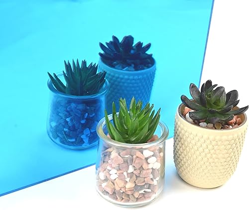 Miniatura 8 de Lámina de plexiglás acrílico con espejo dorado de 18 pulgadas de grosor, tamaño nominal de 12 x 24 pulgadas, elige tamaño y grosor, espejo de