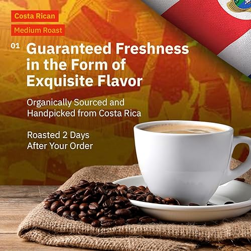 Miniatura 8 de Grano entero colombiano de origen único, café orgánico especializado - Comercio justo, tostado medio, tostado a pedido, granos de café 100% arábica