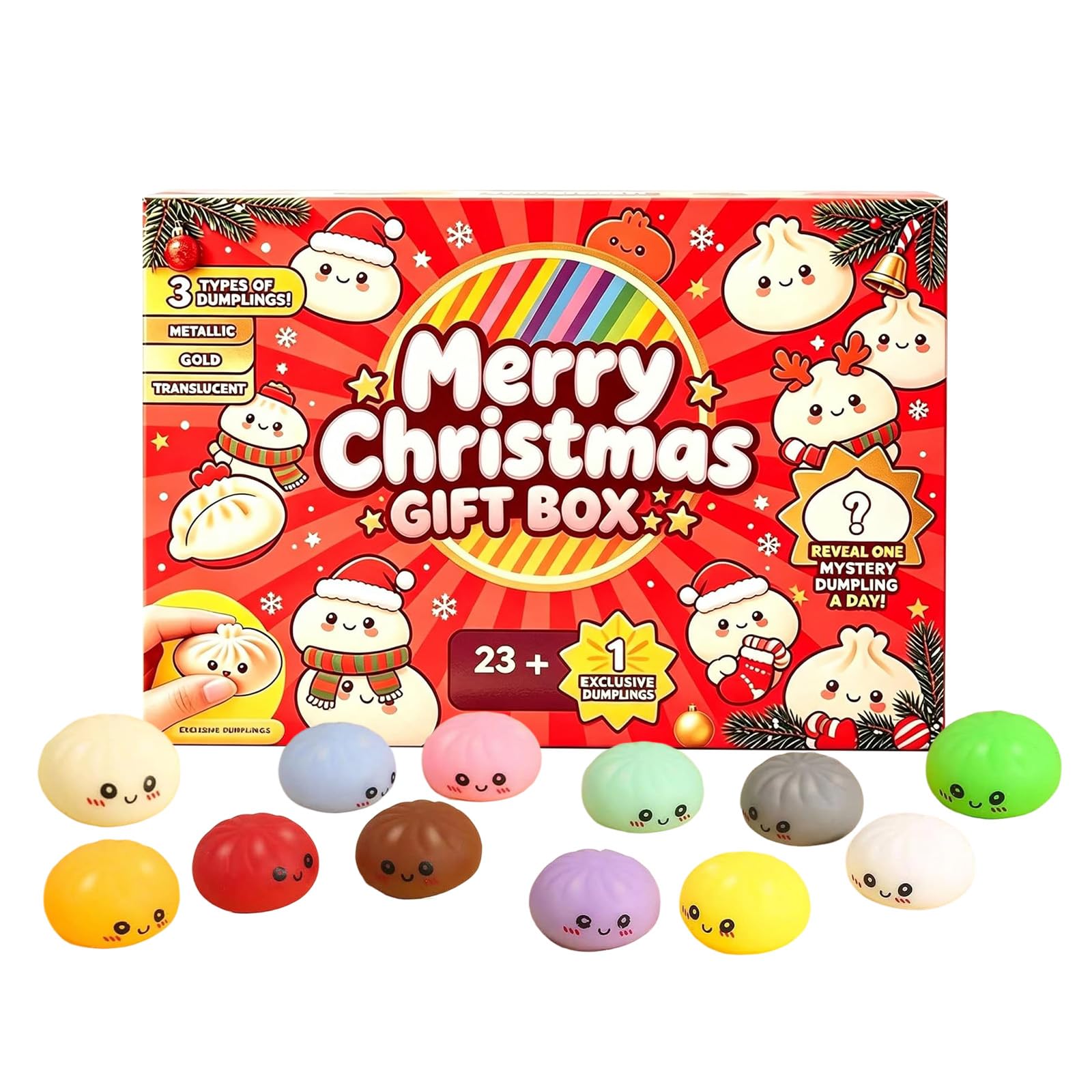 Squishy Advent Calendar 2026 Mini Christmas 24 Day Countdown for Adult