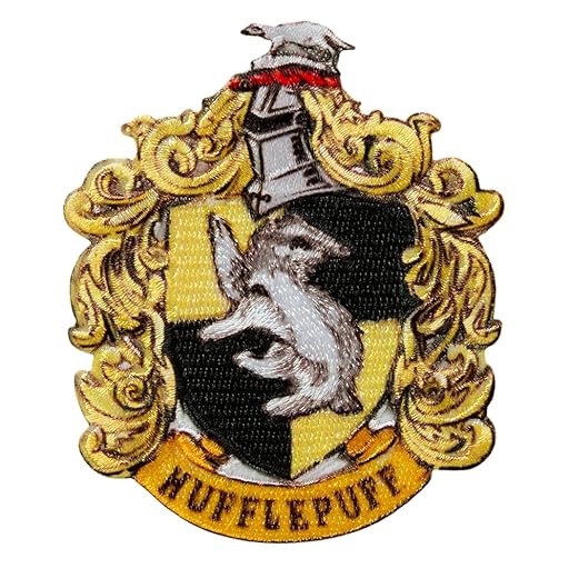 Mono Quick 18065 - Hufflepuff - Parche termoadhesivo de Harry Potter, Hogwarts, Gryffindor Slytherin Hufflepuff Ravenclaw | Ya disponible en tu tienda friki favorita! En mundofriki.es!