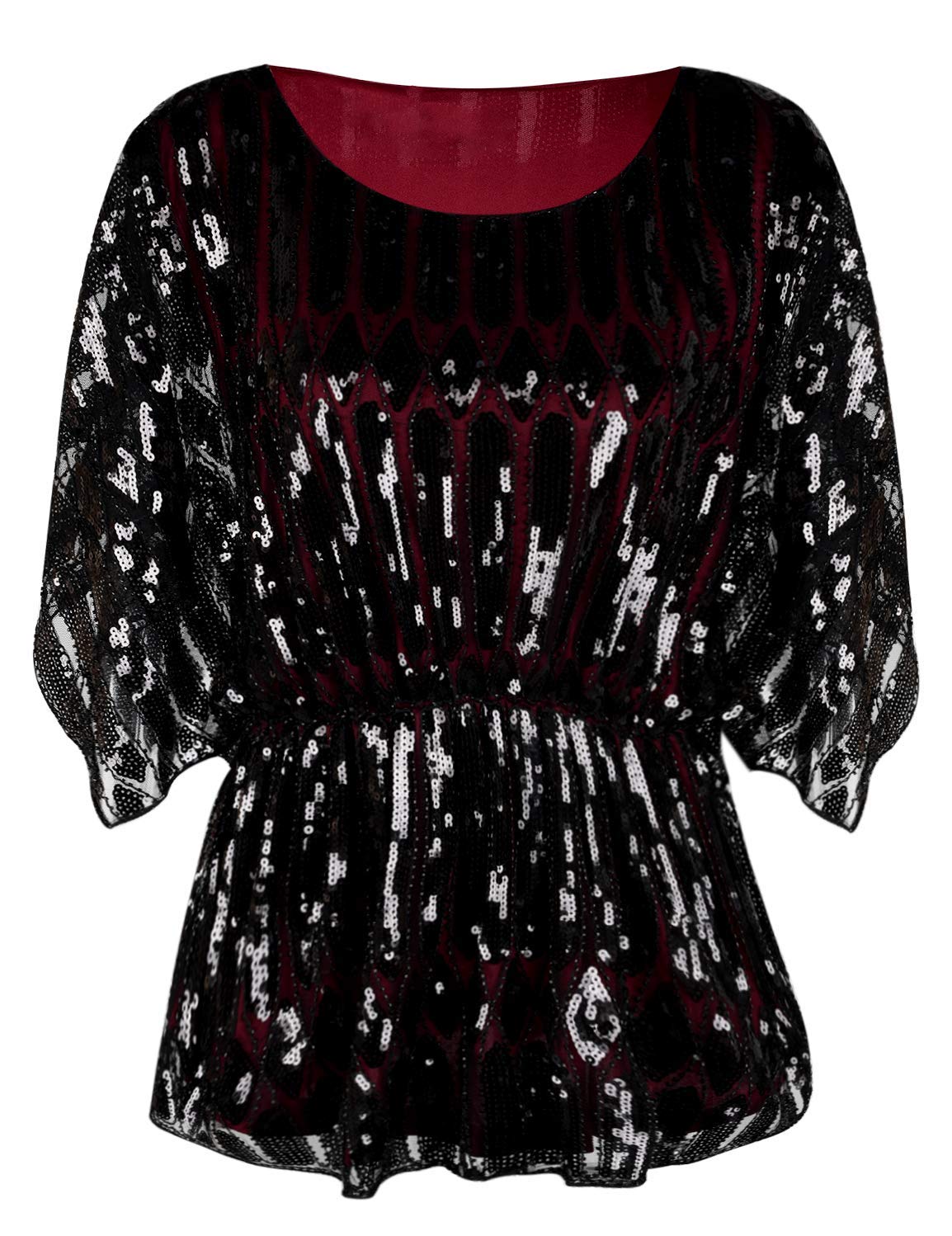 Party Tops Plus Size Beaded Tops For Evening Wear Plus Size Beaded