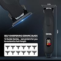 Vista 4 de Beard Trimmer for Men Professional Hair Trimmer for Men Hair Clippers Eletric Razor Shavers Zero Gapped T Blade Edgers Liners Cordless Rechargeable
