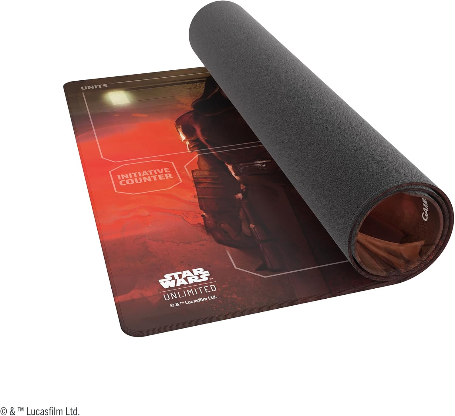 Star Wars Unlimited Baylan & Shin Hati Game MAT - Officially Licensed, Full-Color Printed, Playmat, Slip-Resistant 24" by 14" Rubber Mat, Compatible with TCGs & LCGs, Made by Gamegenic