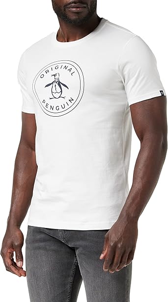 ORIGINAL PENGUIN Men's Stamp Logo T 