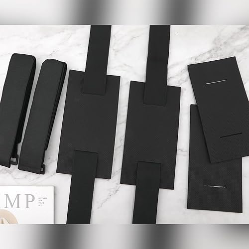 Vista 3 de Juego de 8 correas de alfombrilla de agua con protectores de almohadilla, correa de espuma para flotación, correas de almacenamiento, correas