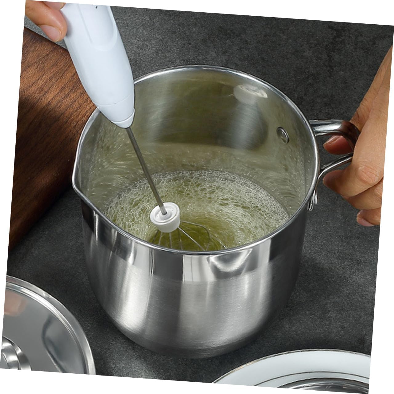 Stainless Steel Egg White Separator Bucket Protein Separation Tool with Shaped Drainage for Quick Yolk and White Separation Home Egg Divider with Smooth Inner Wall and Hollow Leak