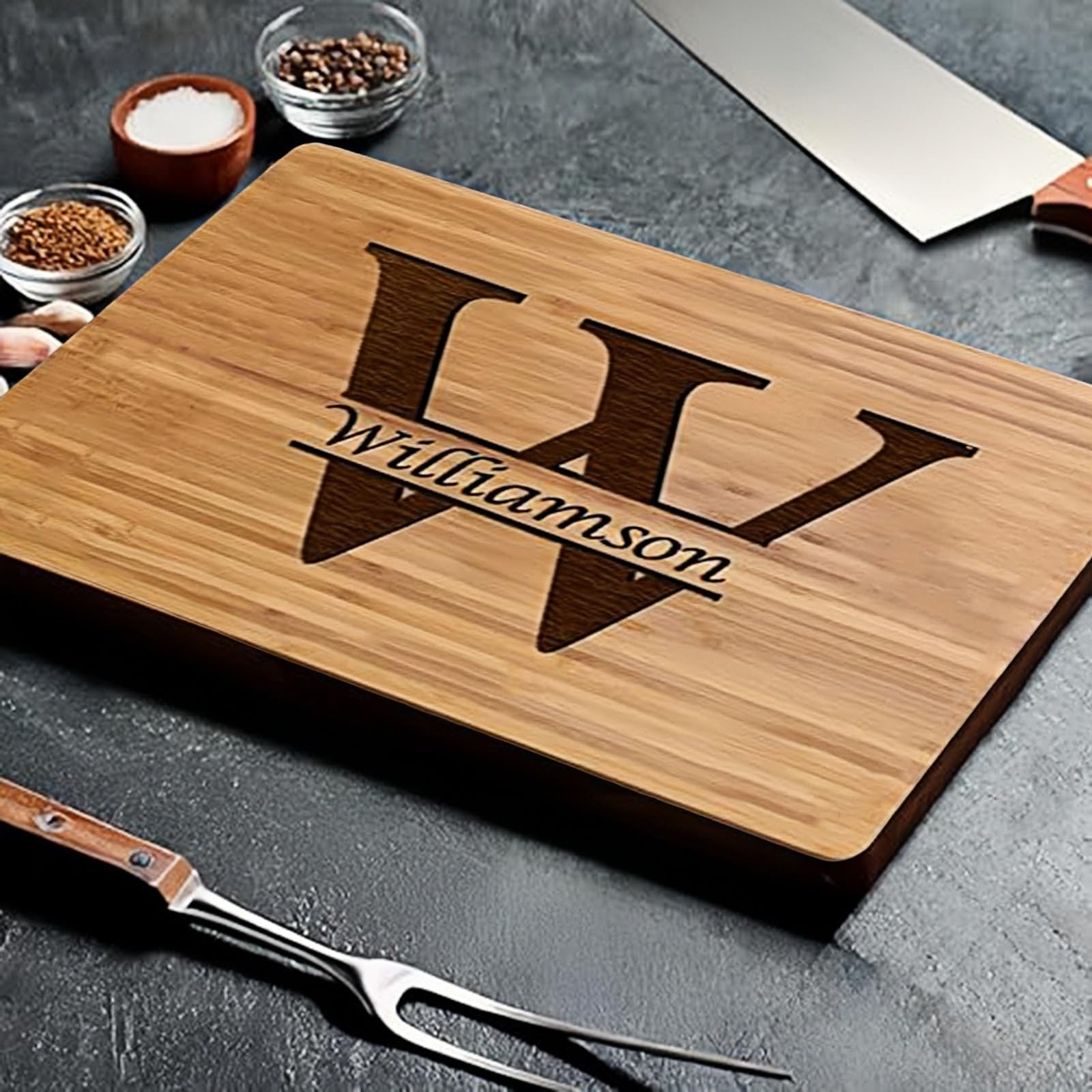 Tablas Cortar Personalizadas Para Parejas – Regalo Grabado de Boda, Aniversario O Inauguración – Regalo de Cocina Para Familia – Ideal Para Amantes de la Parrilla y la Cocina
