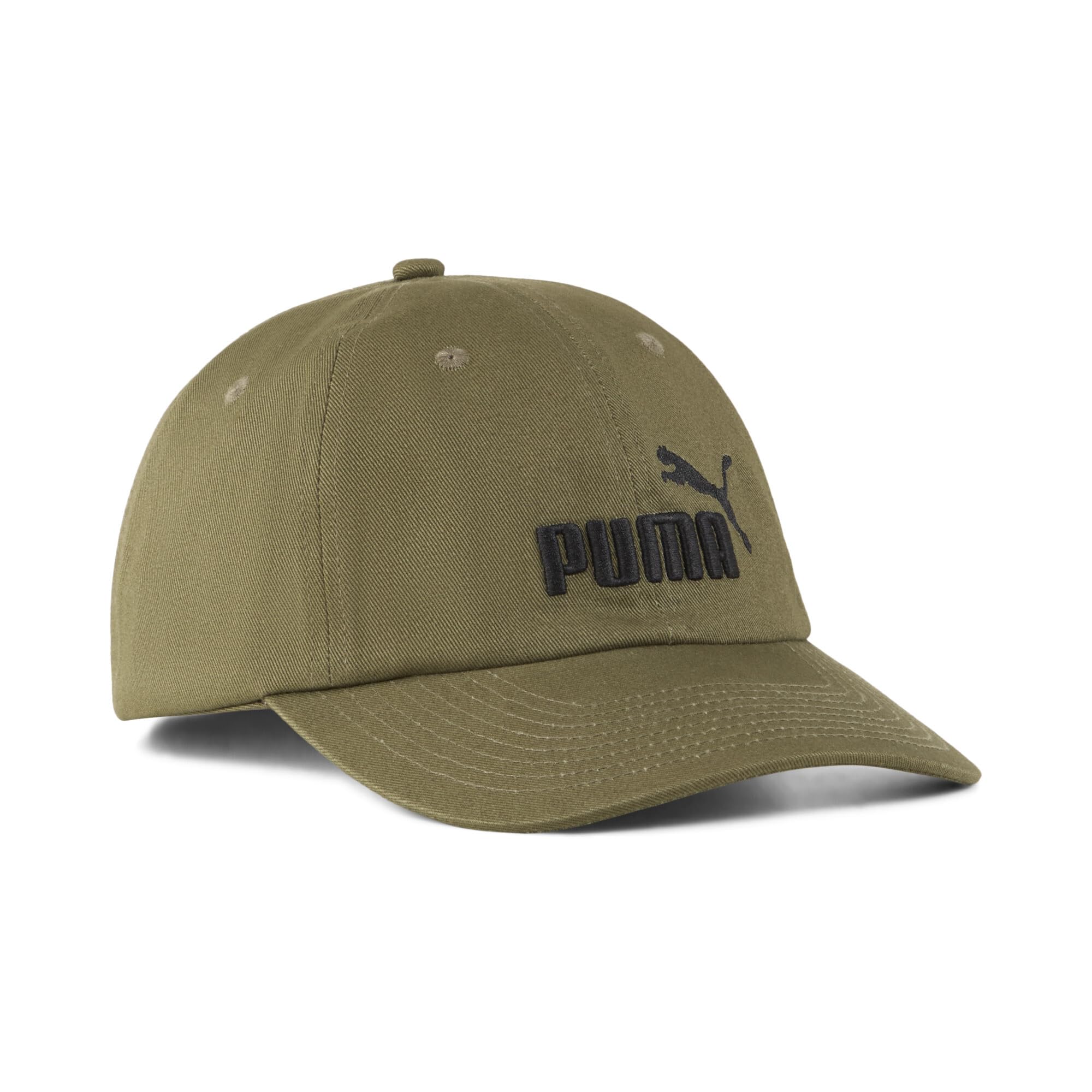 PUMA Unisex ESS No.1 Logo Baseball Cap Green One Size