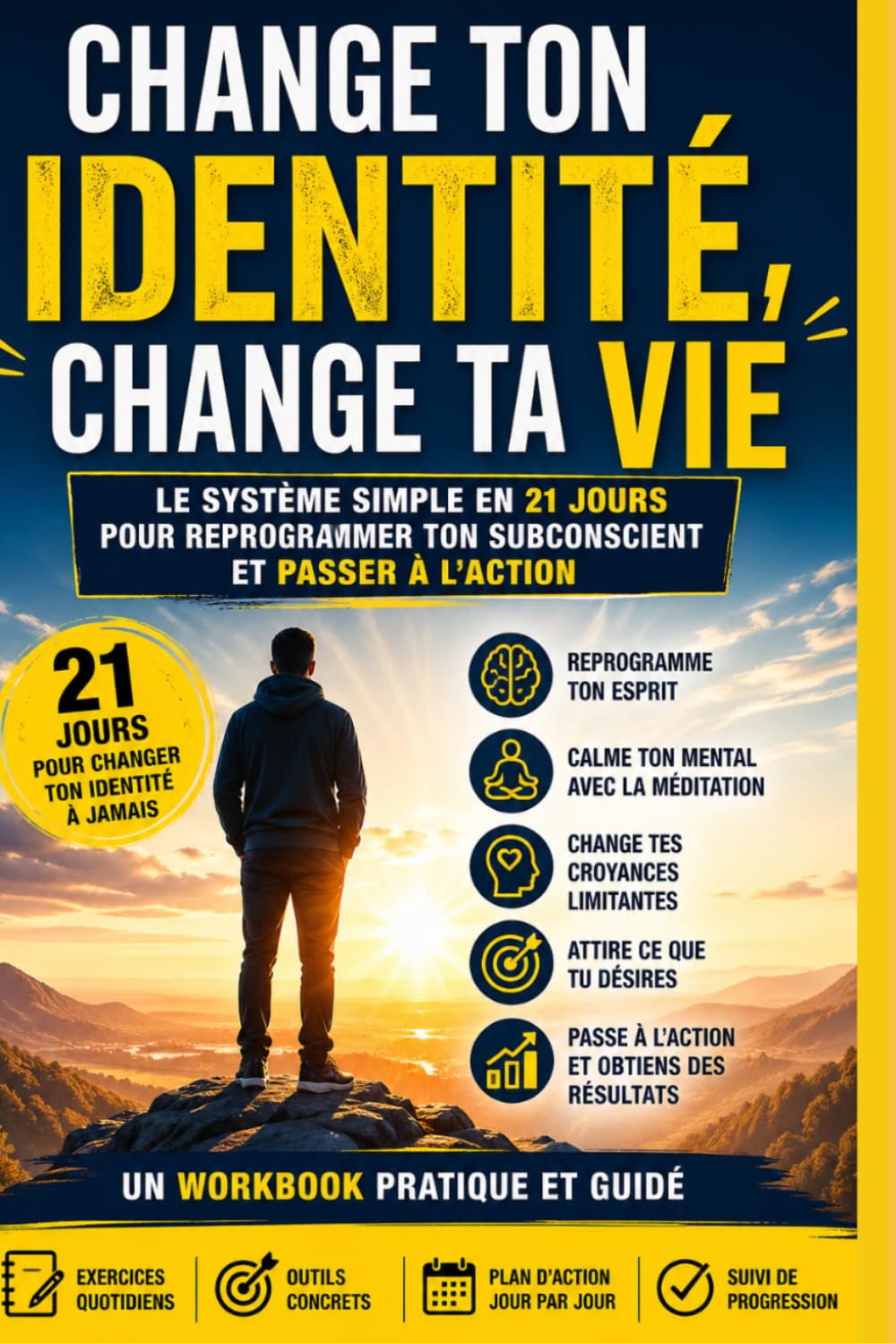 Change Ton Identité, Change Ta Vie: Le système simple en 21 jours pour reprogrammer ton subconscient et passer à l’action