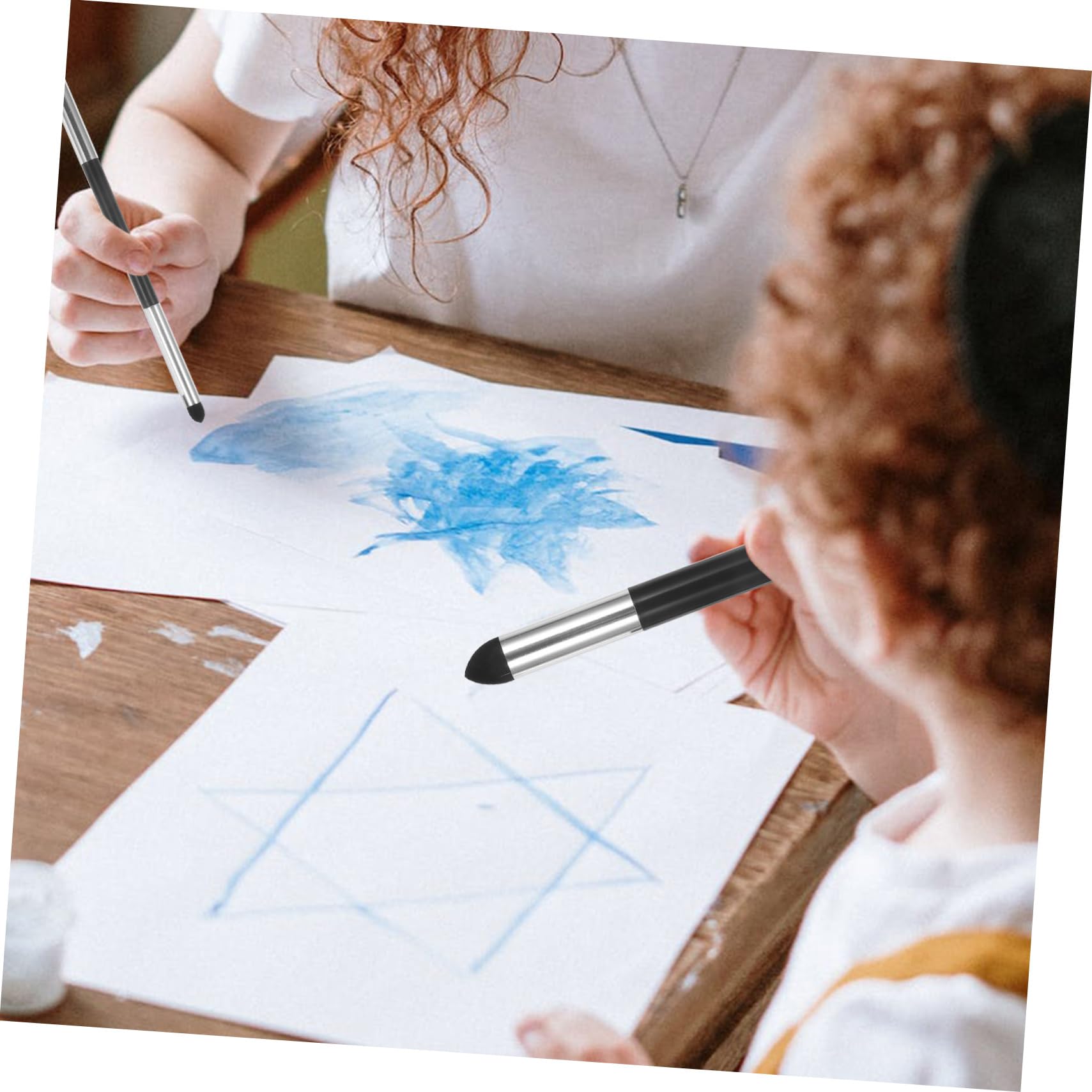 OSALADI 4 Ensembles Outils De Dessin Éponge pour Artistes Ensemble De Éponges À Estomper Réutilisables pour Vos Croquis Dessins 4 Pièces * 4