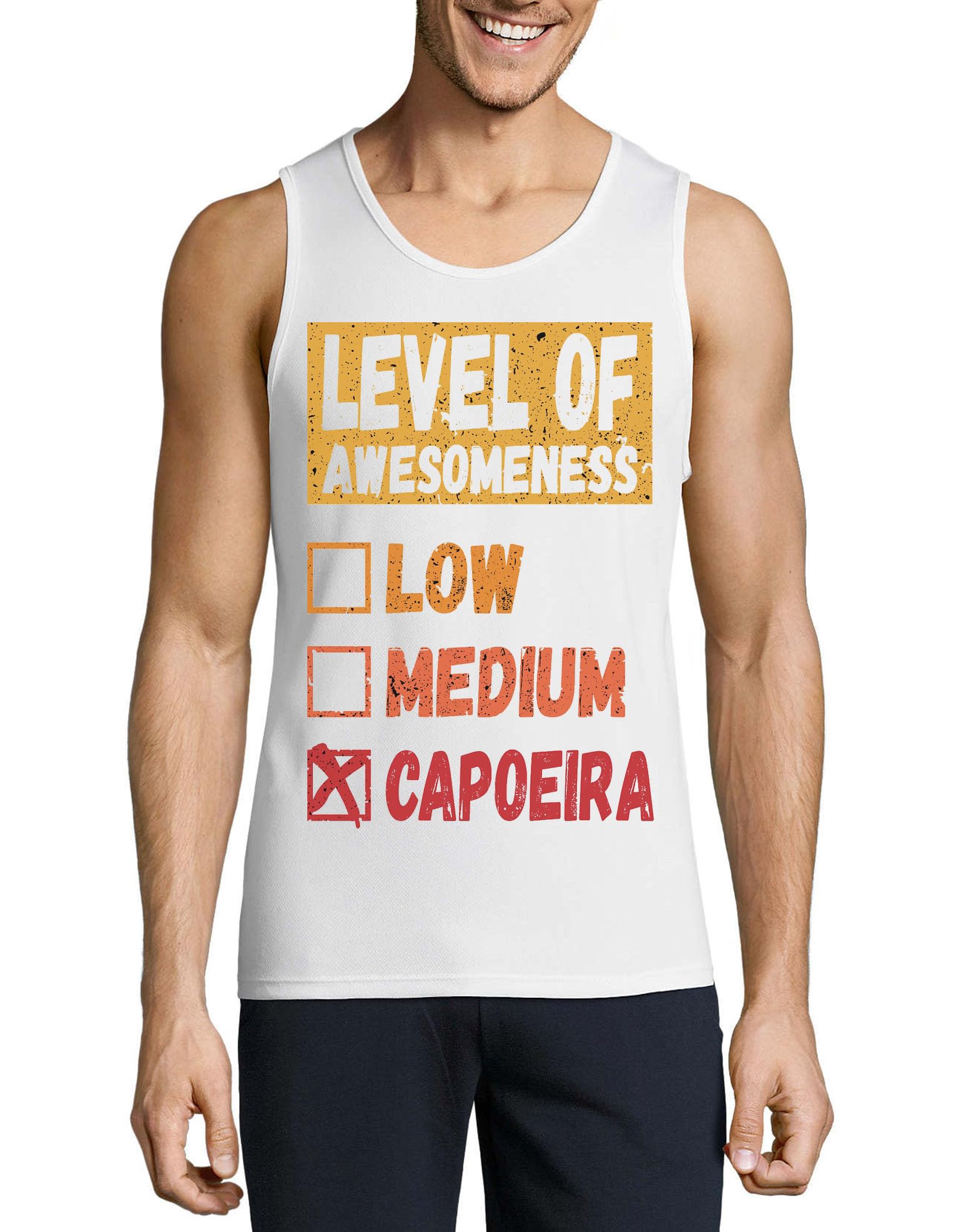 Camiseta sin mangas Capoeira para hombre de algodón transpirable 3